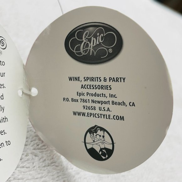 NWT Wine Bottle Cork Cage, Epic Brand, Metal, Glass Beads, 14" T x 4 1/4" D - Picture 15 of 15